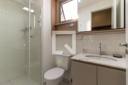 Studio para alugar com 25m², 1 quarto e sem vaga Studio para alugar com 25m², 1 quarto e sem vagaBanheiro