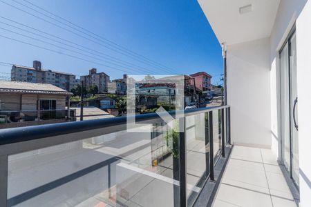 Varanda da sala de apartamento para alugar com 1 quarto, 50m² em Serraria, São José