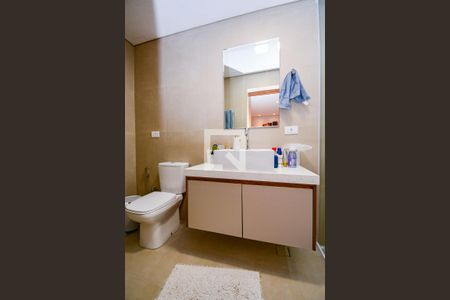 Banheiro da Suíte de casa à venda com 2 quartos, 90m² em Nova Petrópolis, São Bernardo do Campo