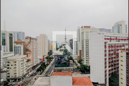 Vista da Varanda de kitnet/studio à venda com 1 quarto, 24m² em Consolação, São Paulo