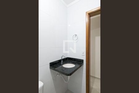 Banheiro de kitnet/studio para alugar com 1 quarto, 25m² em Taboão, São Bernardo do Campo