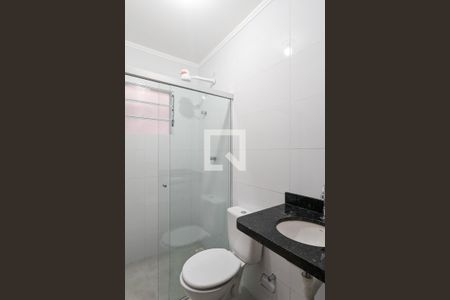 Banheiro de kitnet/studio para alugar com 1 quarto, 25m² em Taboão, São Bernardo do Campo