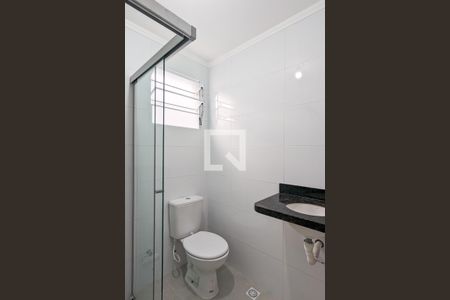 Banheiro de kitnet/studio para alugar com 1 quarto, 23m² em Taboão, São Bernardo do Campo