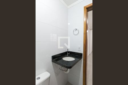 Banheiro de kitnet/studio para alugar com 1 quarto, 27m² em Taboão, São Bernardo do Campo