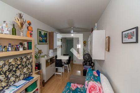 Sala de Estar/Jantar  de apartamento à venda com 1 quarto, 60m² em Centro, Campinas