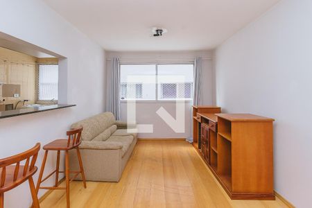 Sala  de apartamento para alugar com 1 quarto, 50m² em Jardim São Dimas, São José dos Campos