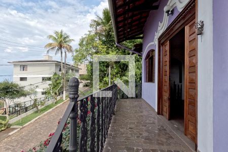 Entrada Externa - Vista - 2º Piso de casa de condomínio para alugar com 7 quartos, 394m² em Marapé, Santos