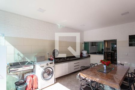 Espaço Gourmet de casa à venda com 3 quartos, 165m² em Minascaixa, Belo Horizonte