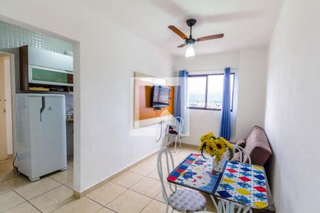 Sala de apartamento para alugar com 1 quarto, 50m² em Cidade Ocian, Praia Grande