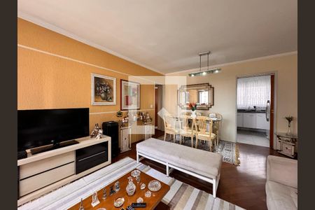 Sala de apartamento à venda com 3 quartos, 108m² em Campestre, Santo André