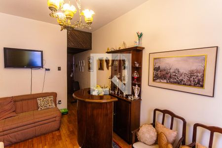 Sala de apartamento à venda com 3 quartos, 140m² em Santo Antônio, Belo Horizonte