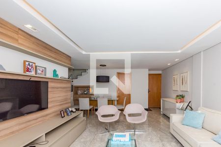 Sala 1 de apartamento à venda com 4 quartos, 210m² em Buritis, Belo Horizonte