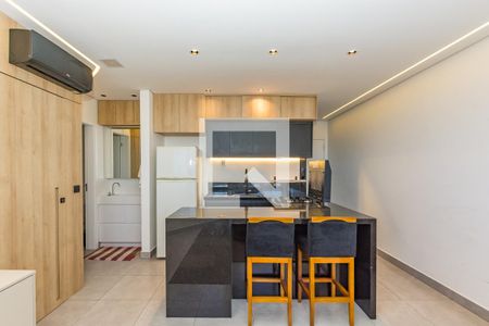 Cozinha de apartamento para alugar com 1 quarto, 41m² em Gutierrez, Belo Horizonte