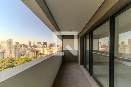 Studio à venda com 41m², 1 quarto e sem vagaVaranda