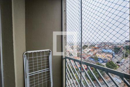 Varanda da Sala de apartamento à venda com 3 quartos, 70m² em Vila Bela Vista, Santo André