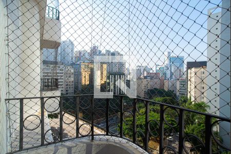 Varanda da Sala de apartamento para alugar com 1 quarto, 50m² em Bela Vista, São Paulo