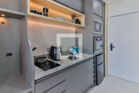 Apartamento para alugar com 30m², 1 quarto e sem vagaStudio - Quarto e Cozinha