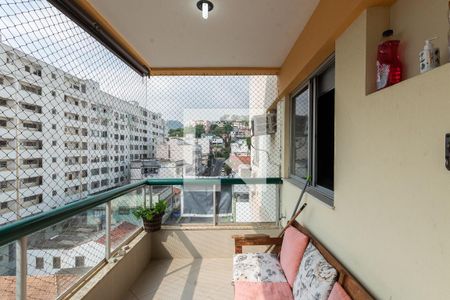 Varanda da Sala de apartamento à venda com 3 quartos, 116m² em Tijuca, Rio de Janeiro