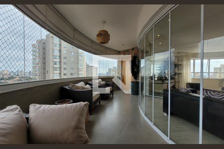 Varanda de apartamento à venda com 4 quartos, 232m² em Vila Assunção, Santo André