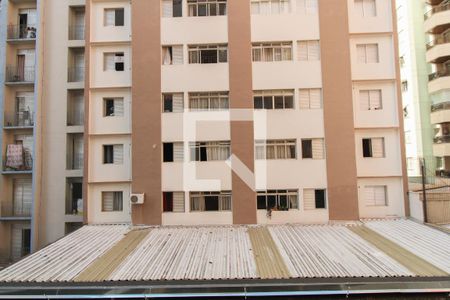 Vista da Sacada da Sala de Estar de apartamento à venda com 1 quarto, 62m² em Bosque, Campinas