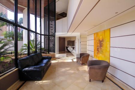 Hall de apartamento para alugar com 3 quartos, 135m² em Jardim Anália Franco, São Paulo