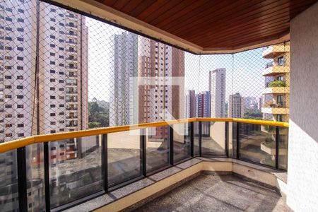Varanda de apartamento para alugar com 3 quartos, 135m² em Jardim Anália Franco, São Paulo