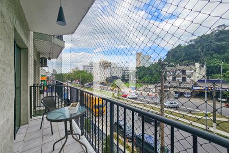 Varanda de apartamento para alugar com 1 quarto, 55m² em Enseada, Guarujá