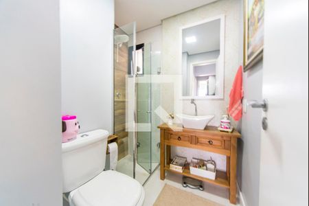 Banheiro  de apartamento para alugar com 3 quartos, 86m² em Vila Assunção, Santo André