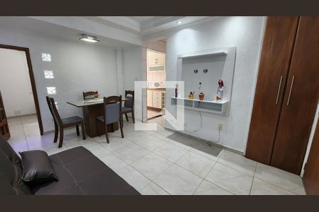 Sala de apartamento para alugar com 2 quartos, 60m² em Aparecida, Santos