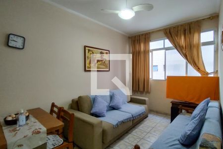 Sala de apartamento para alugar com 1 quarto, 75m² em Aviação, Praia Grande