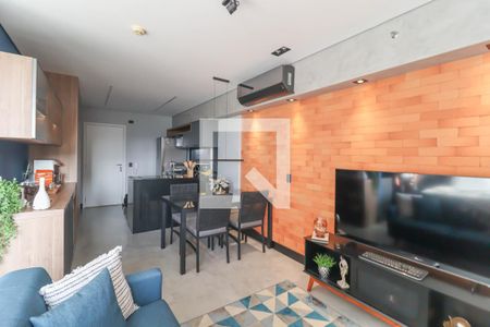Sala de apartamento para alugar com 1 quarto, 45m² em Centro, Jundiaí