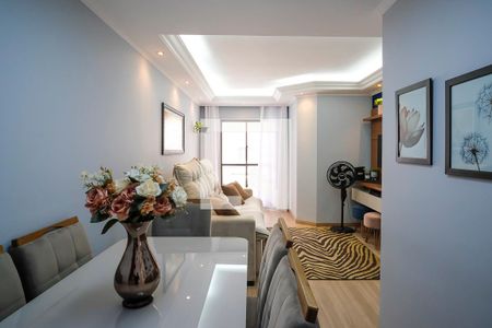 Sala de apartamento à venda com 2 quartos, 68m² em Nova Gerti, São Caetano do Sul
