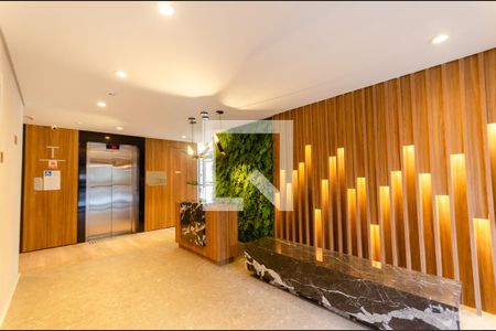 Studio para alugar com 27m², 1 quarto e sem vaga Studio para alugar com 27m², 1 quarto e sem vagaHall