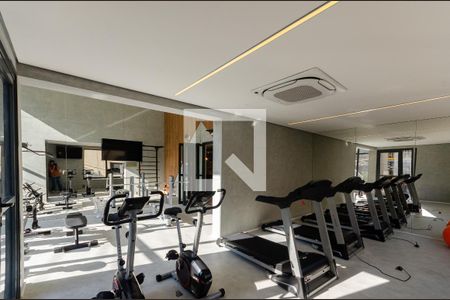 Studio para alugar com 27m², 1 quarto e sem vaga Studio para alugar com 27m², 1 quarto e sem vagaAcademia