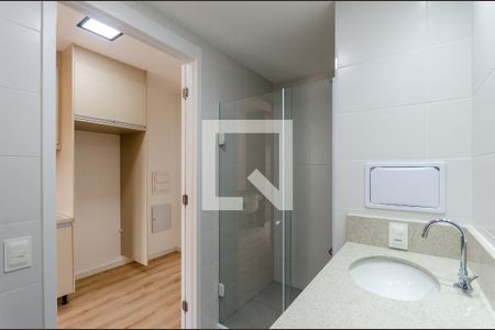 Studio para alugar com 27m², 1 quarto e sem vaga Studio para alugar com 27m², 1 quarto e sem vagaBanheiro