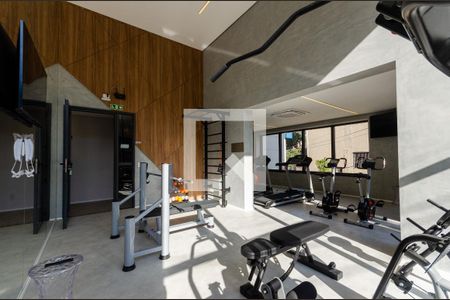 Studio para alugar com 27m², 1 quarto e sem vaga Studio para alugar com 27m², 1 quarto e sem vagaAcademia