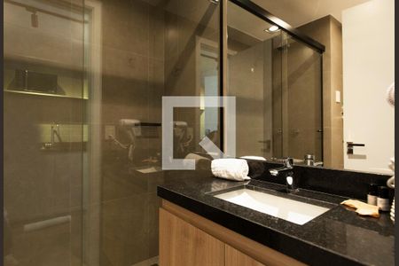 Banheiro de apartamento para alugar com 1 quarto, 24m² em Auxiliadora, Porto Alegre