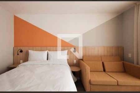 Sala/Quarto/Cozinha de apartamento para alugar com 1 quarto, 24m² em Auxiliadora, Porto Alegre