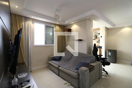 Sala de apartamento à venda com 2 quartos, 73m² em Jardim, Santo André