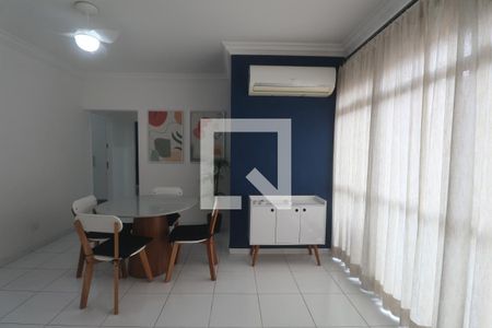 Sala de apartamento para alugar com 3 quartos, 80m² em Jardim Belmar, Guarujá