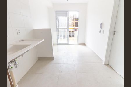 Sala/Cozinha de apartamento à venda com 1 quarto, 28m² em Belenzinho, São Paulo