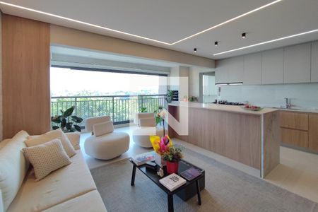 Sala de apartamento para alugar com 4 quartos, 130m² em Swiss Park, Campinas