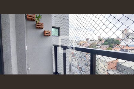 Varanda Sala de apartamento à venda com 2 quartos, 53m² em Vila Curuca, Santo André
