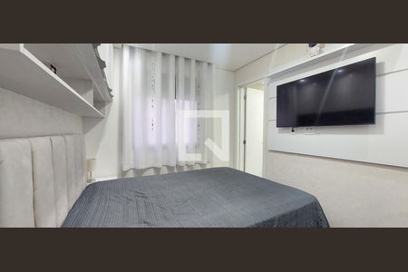 Quarto 1 suíte de apartamento à venda com 2 quartos, 53m² em Vila Curuca, Santo André
