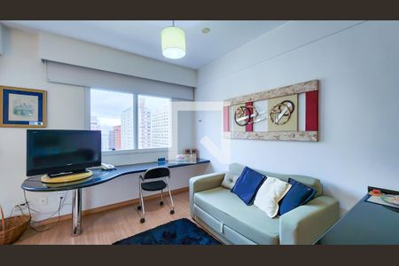 Sala de apartamento para alugar com 1 quarto, 46m² em Alphaville Centro Industrial E Empresarial/alphaville., Barueri