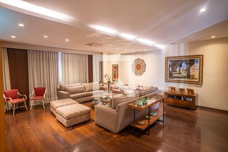 Sala  de apartamento à venda com 5 quartos, 348m² em Laranjeiras, Rio de Janeiro