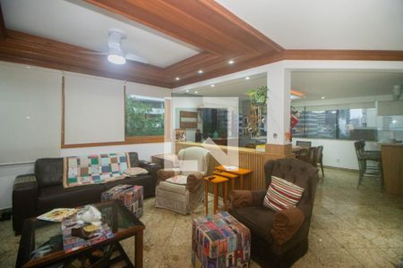 Sala de Estar de apartamento à venda com 3 quartos, 140m² em Petrópolis, Porto Alegre
