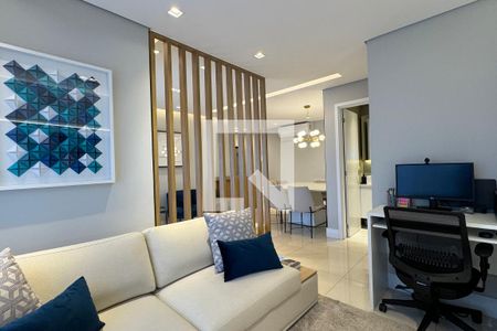 Sala de TV de apartamento à venda com 1 quarto, 67m² em Melville Empresarial I E Ii, Barueri