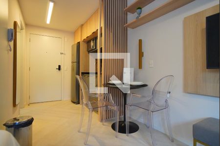 Sala - Cozinha de kitnet/studio para alugar com 1 quarto, 26m² em Mont’serrat, Porto Alegre