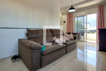 Sala de casa de condomínio para alugar com 2 quartos, 78m² em Canto do Forte, Praia Grande